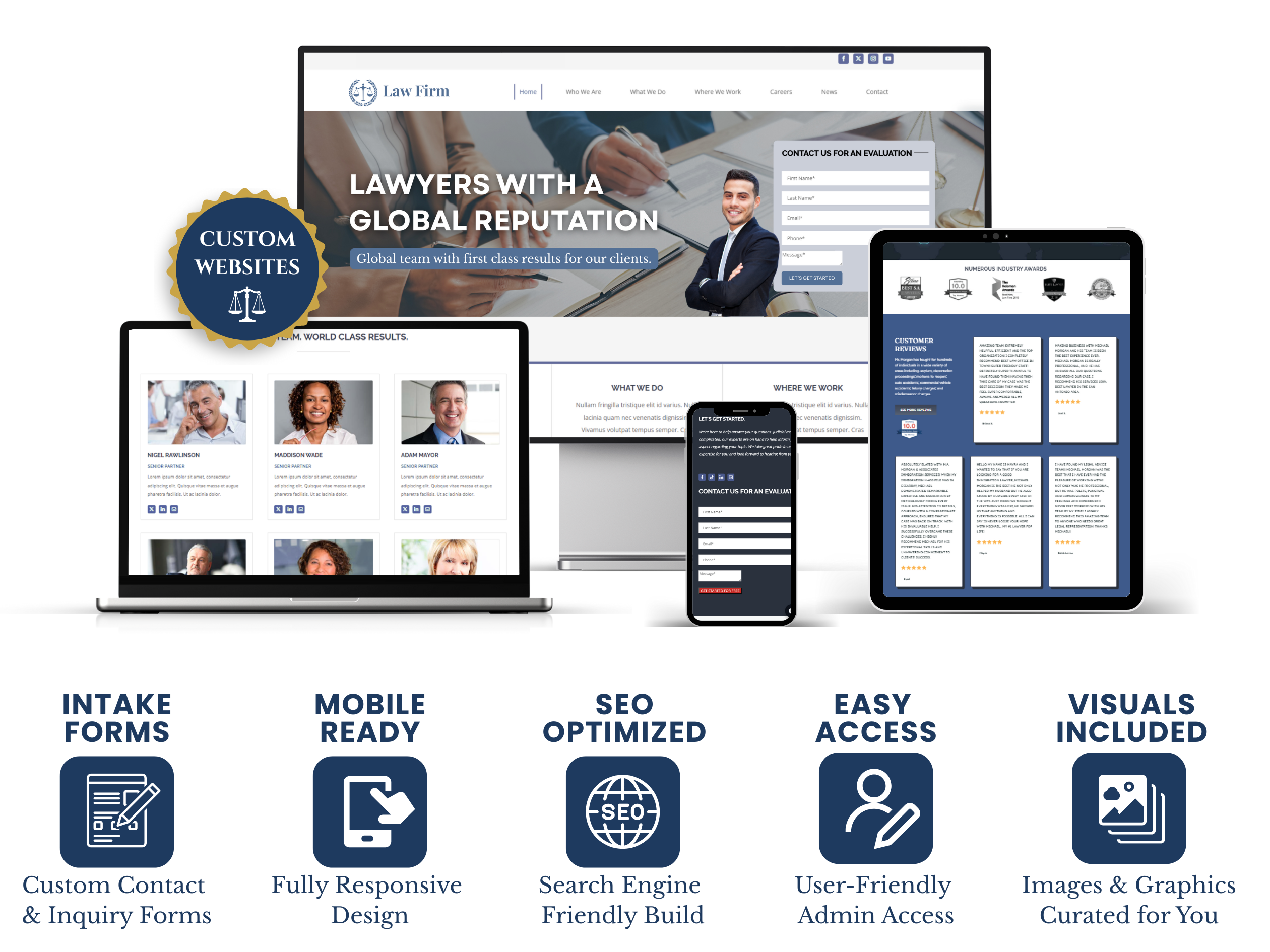Law Firm Website Example Features